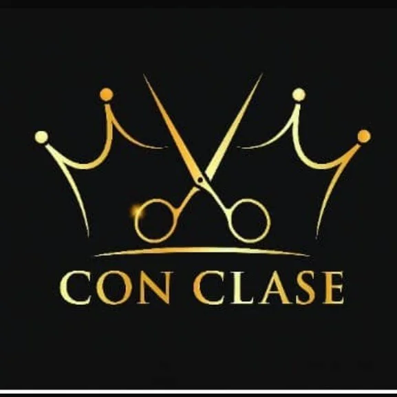 Logo de la BarberÃa Con Clase de Nuevo Vedado
